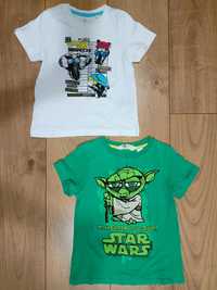 2 T-shirts Star Wars H&M e Lupilu -  2/4anos