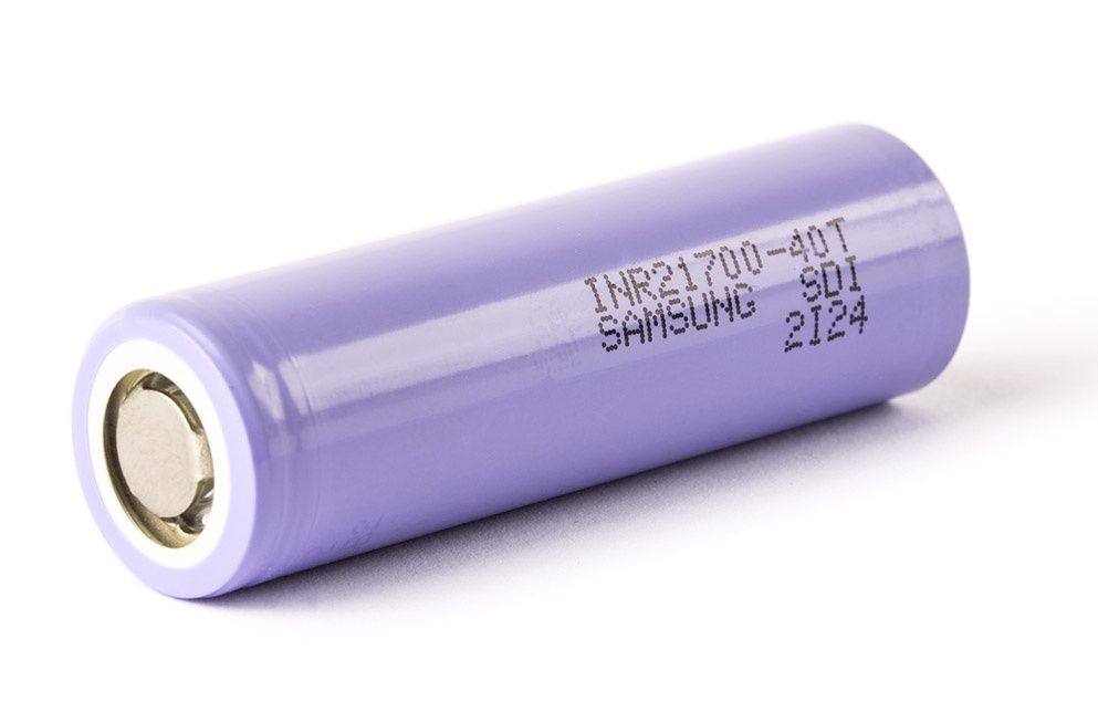 Акумулятор 21700 Li-Ion Samsung INR21700-40T 4000mAh, 35A, 4.2/3.6/2.5