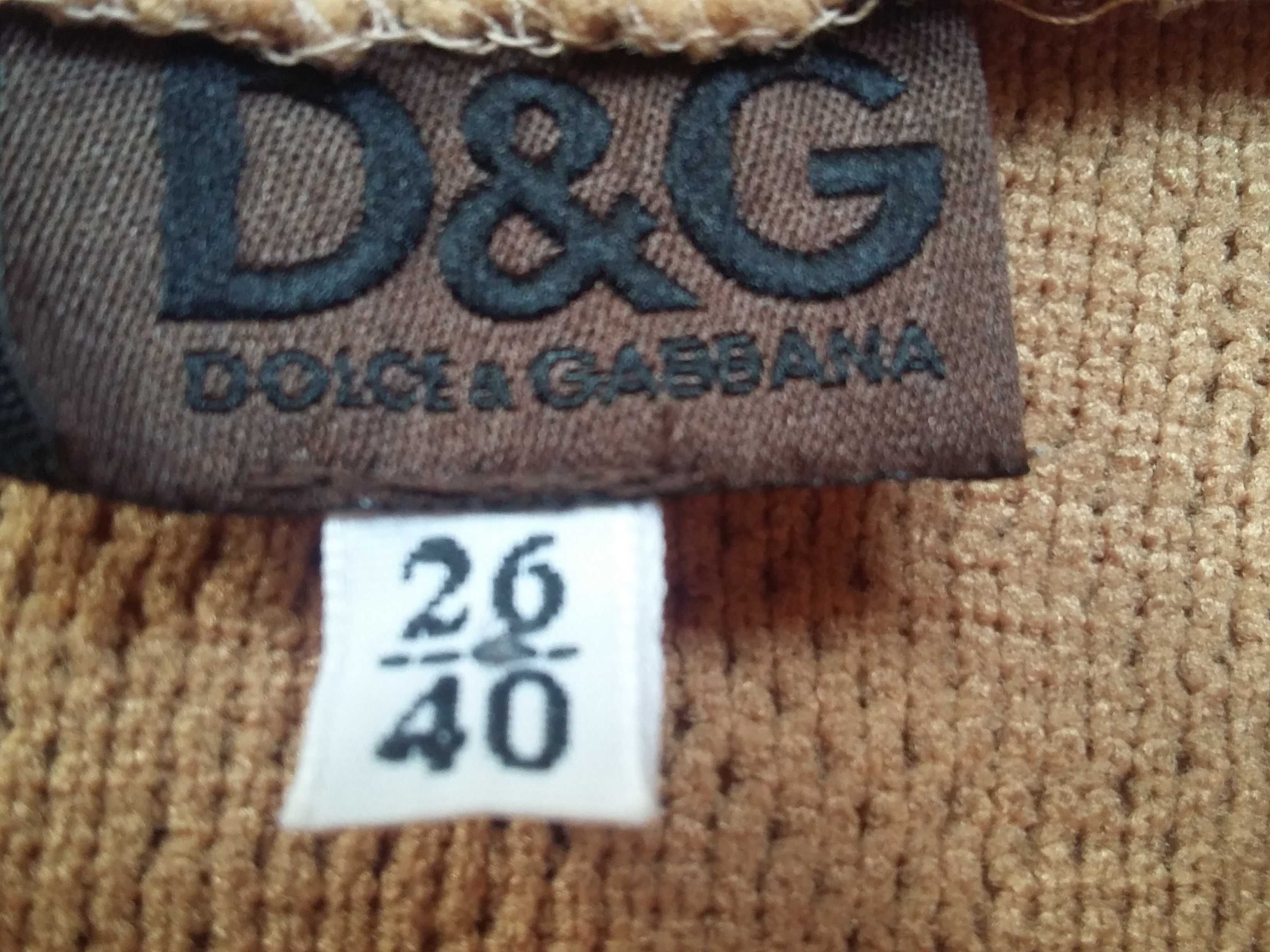 Śliczny krótki sweterek D&G. Dolce & Gabbana. Oryginalny. Stan idealny