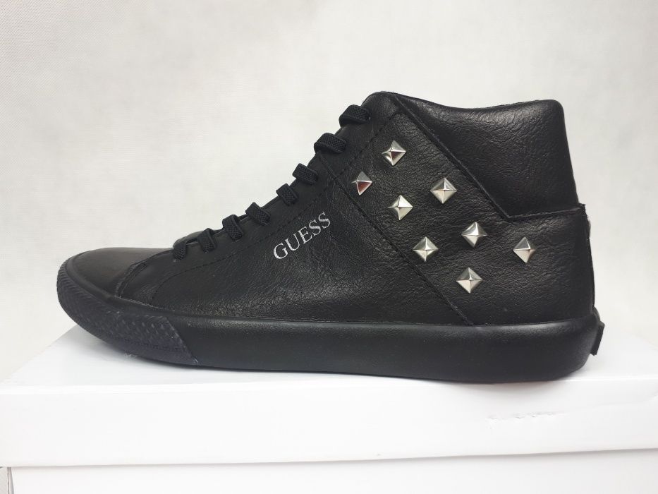 Sneakersy botki GUESS czarne trampki 38 oryginalne