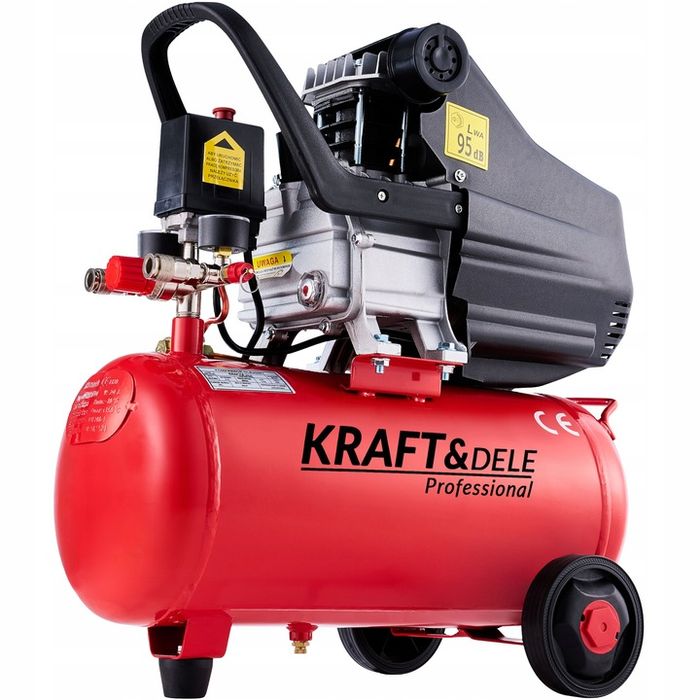 Kompresor Olejowy Sprężarka 24l 9 Bar