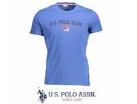 T-shirt Męski U.S. Polo Assn. niebieski r. XXL