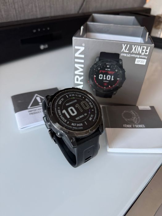 Garmin Fenix 7X Solar Czarny Tytan 51mm