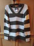 Sweter w paski rozmiar 40/42