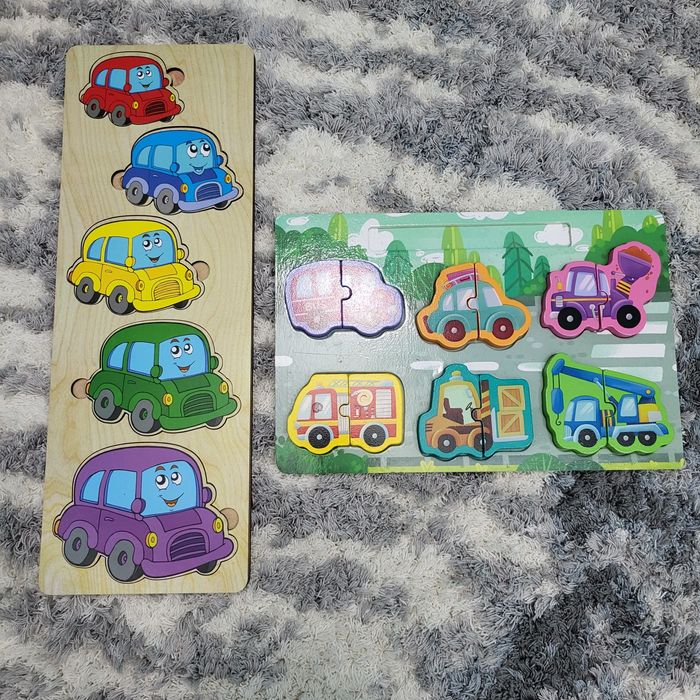 Пазли, сортери та половинки машин