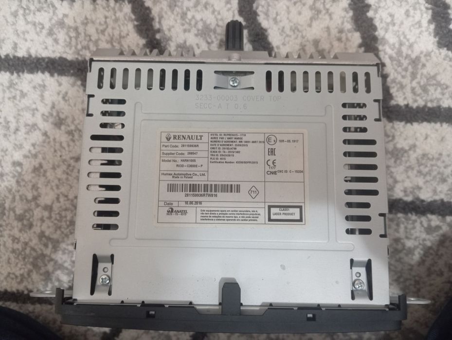 Магнітола reno sandero stepway 2