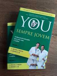 Livro - YOU sempre jovem (Dr Roizen e Dr Oz), vol 1 e 2