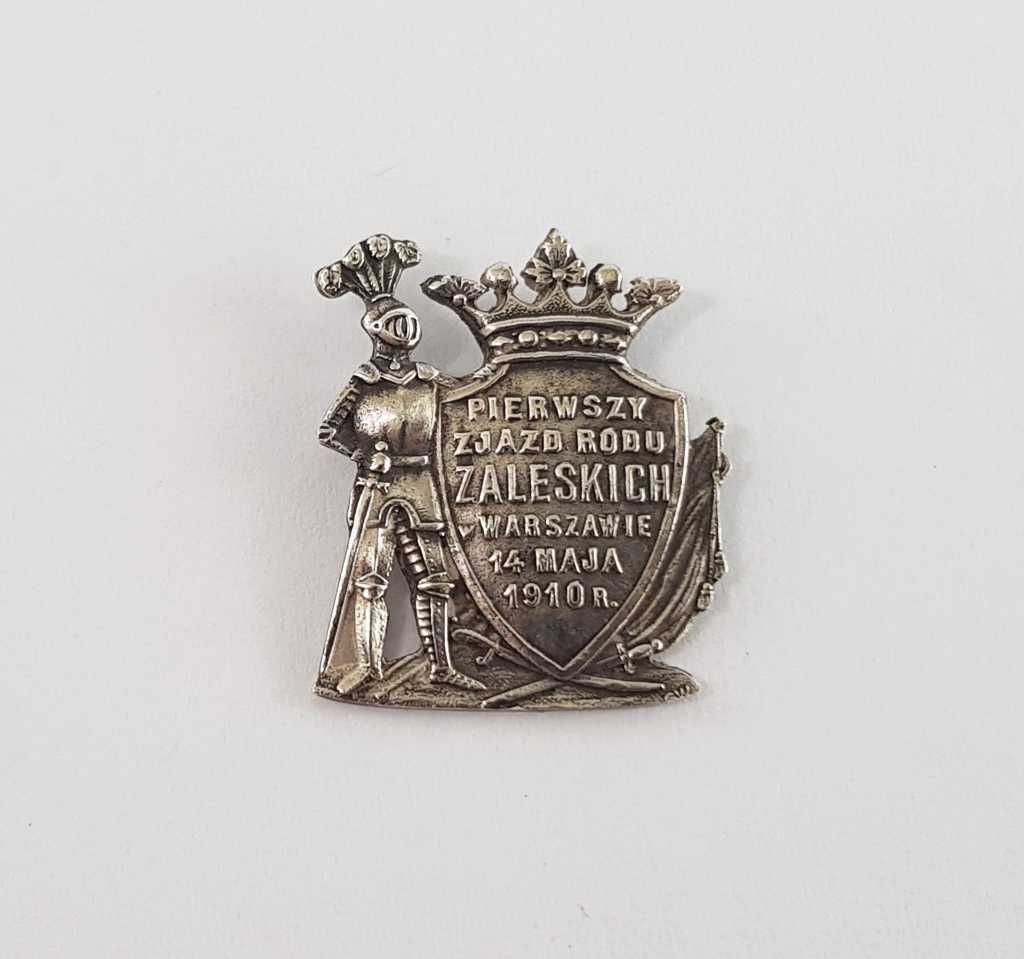 Plakieta Patrotyczna I Zjazd Rodu Zaleskich w Warszawie 14 maja 1910 R