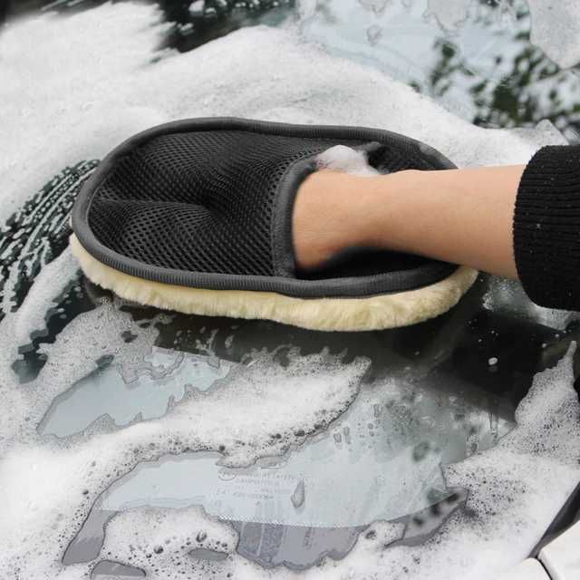 Luva de limpeza e lavagem automóvel
