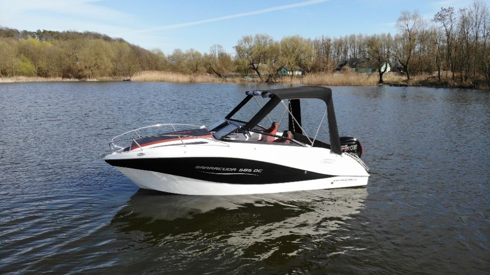 Nowa łódź motorowa BARRACUDA 585 DAY CRUISER,7 osobowa, 150 KM