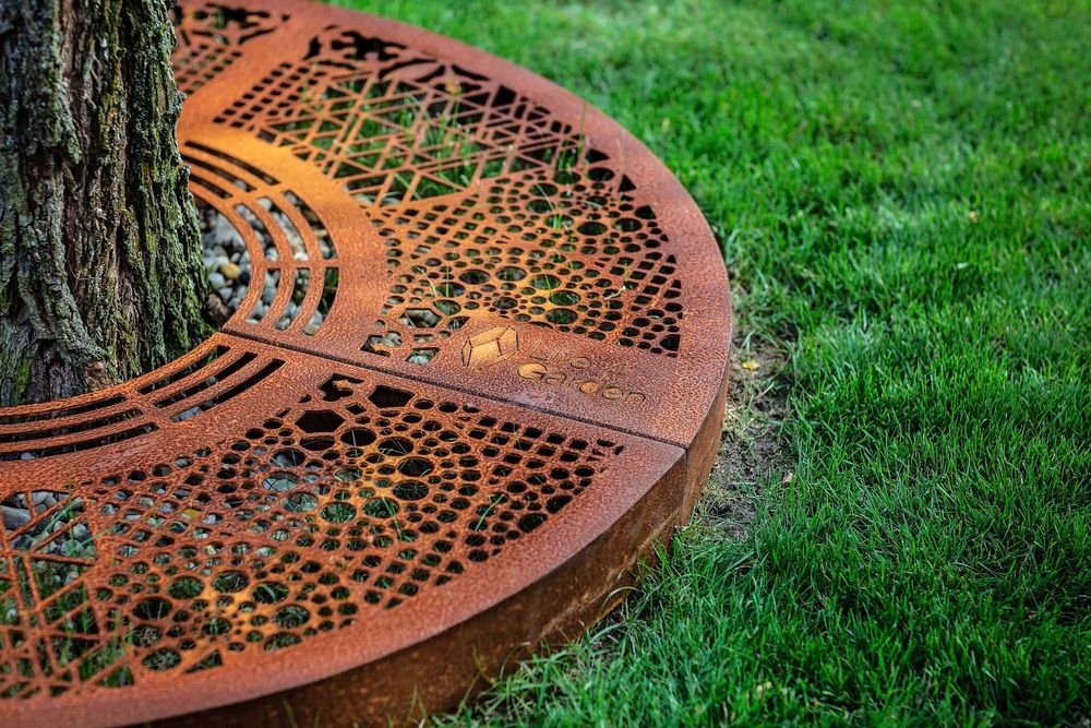 Obrzeże drzewa - obrzeża trawnikowe