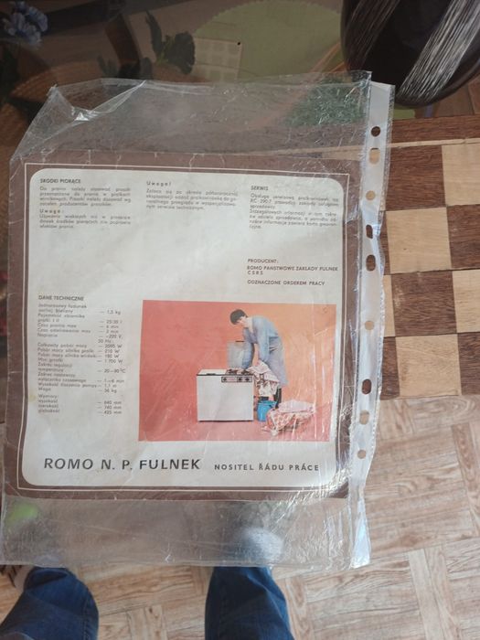 Pralko wirówka produkcji czeskiej