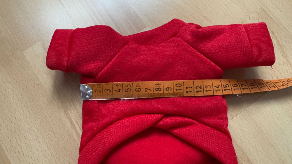 Śliczne świąteczne ubranko dla małego pieska XS