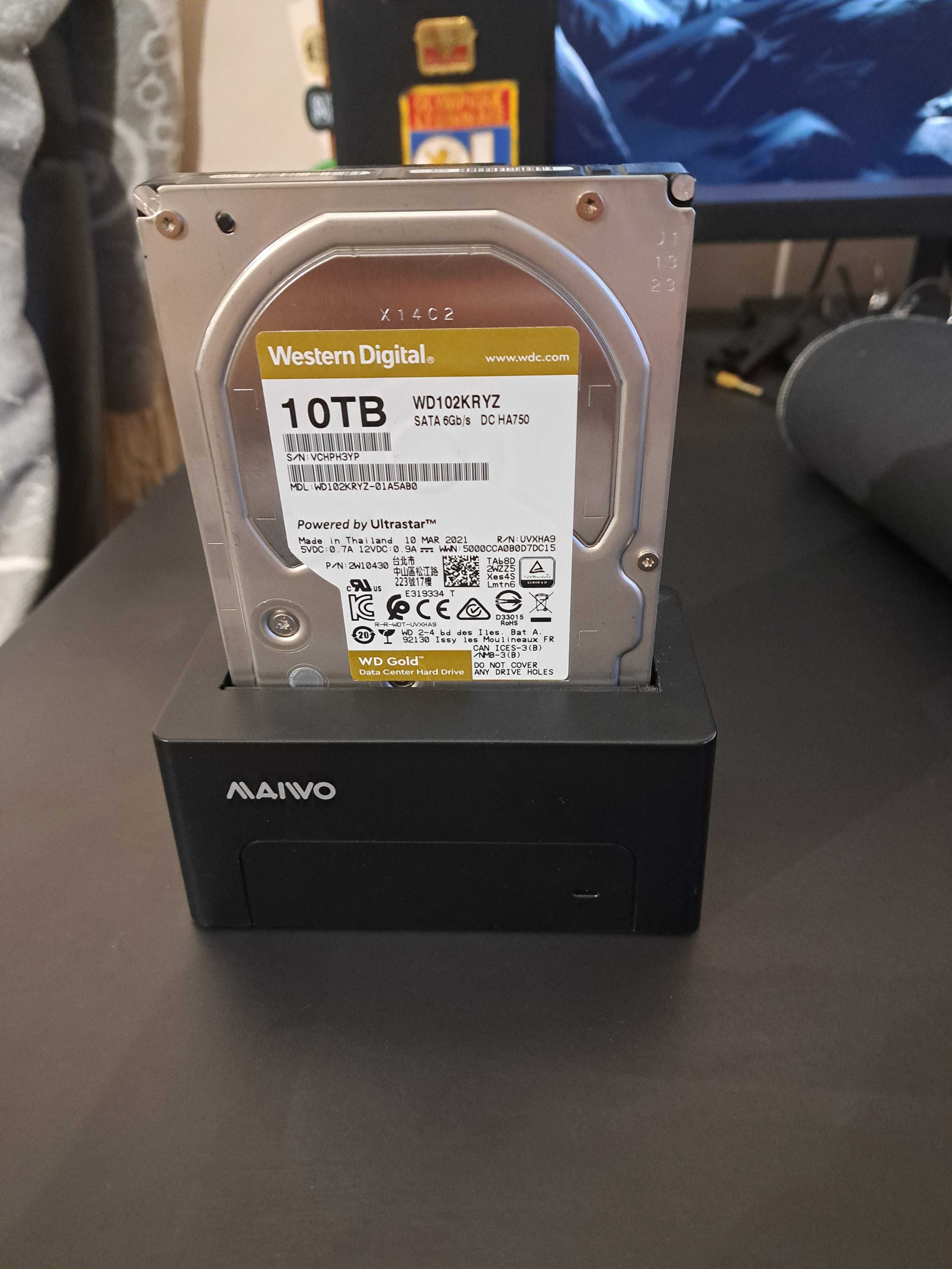Док-станція Maiwo для HDD 2.5"/3.5" SATA/SSD USB 3.0