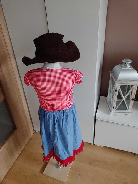 Strój karnawałowy KOWBOJKA KOWBOJKI kostium przebranie 134/140 (5