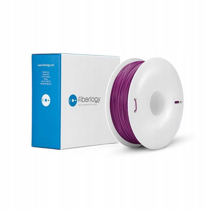 Filament elastyczny- FiberFlex - guma 40D purple 1,75 mm 0,85kg