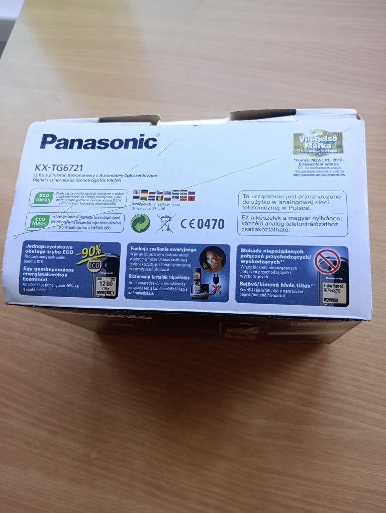 Cyfrowy telefon KX TG 6721 Panasonic
