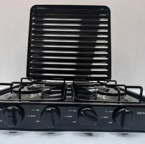 Настільна плита для балонного газу. Газова плита на 4 конфорки