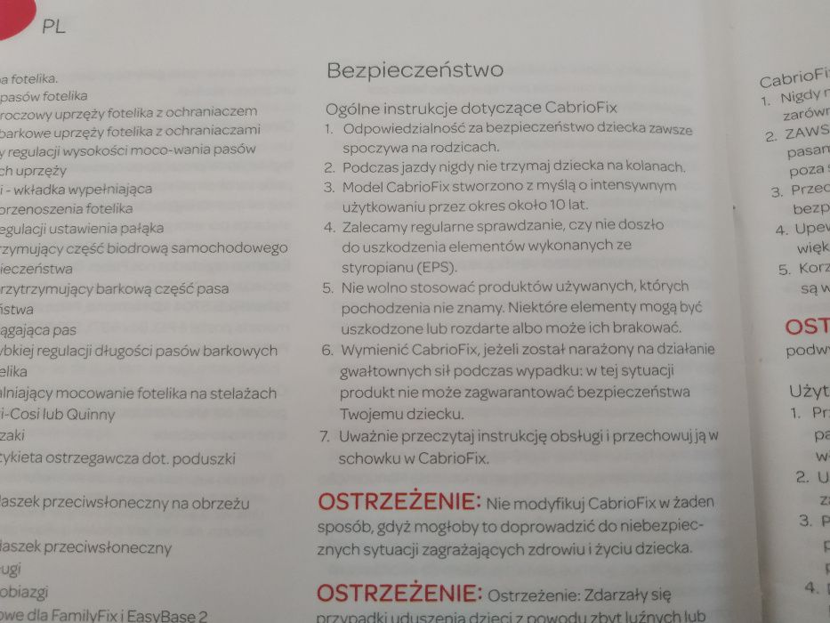 Maxi Cosi CabrioFix 0-13kg fotelik nosidełko