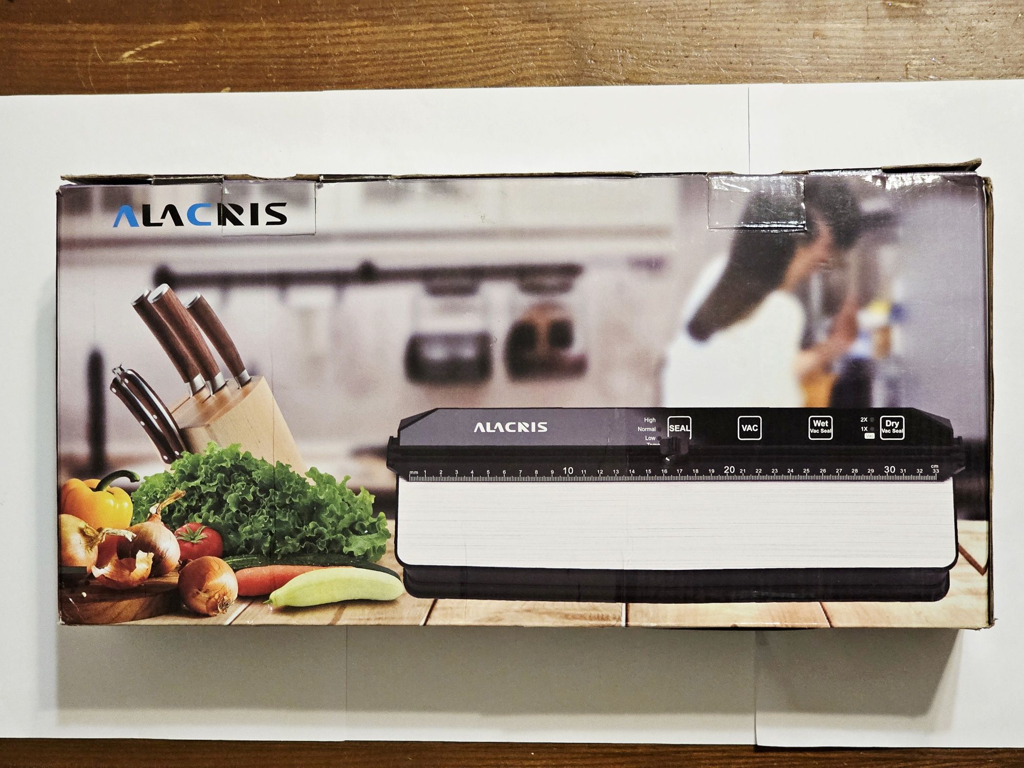 Вакууматор сухих та вологих продуктів Alacris AC-VSOO1BK