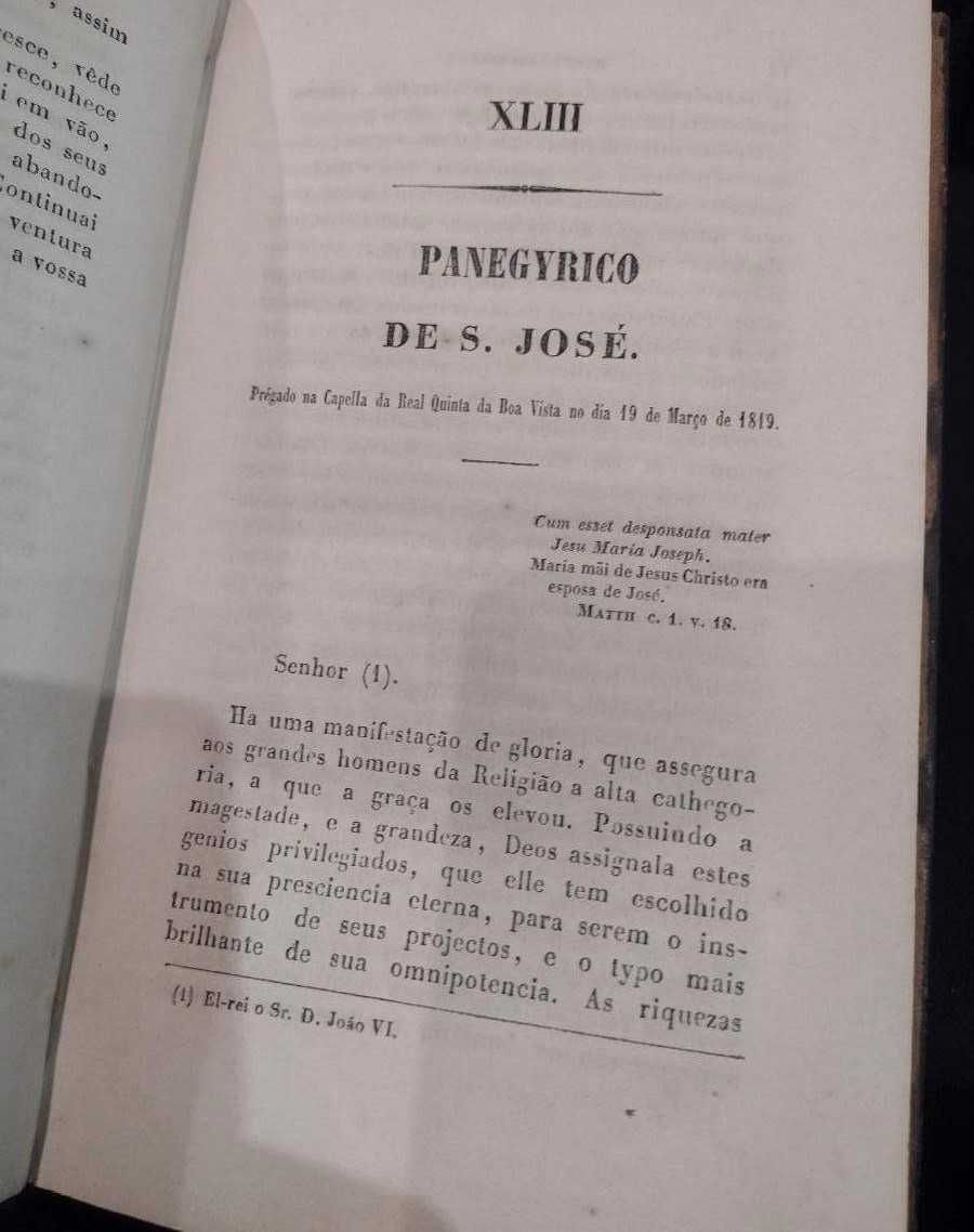 Obras Oratorias Pe Mestre Fr, Francisco do Monte Alverne 1854