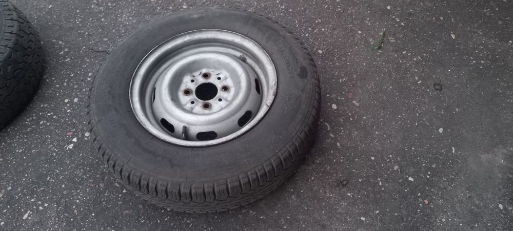 2 Koła 165x13 fiat przyczepka 4x98