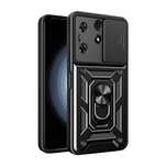 Etui Pancerne Hybrid Armor Camshield do Tecno Spark 10 z osłoną na apa