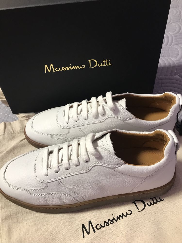 Продам чоловічі шкіряні кеди Massimo Dutti