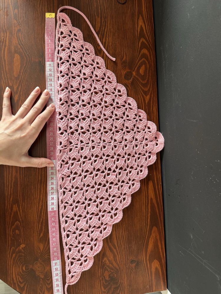 Chusteczka na głowę handmade