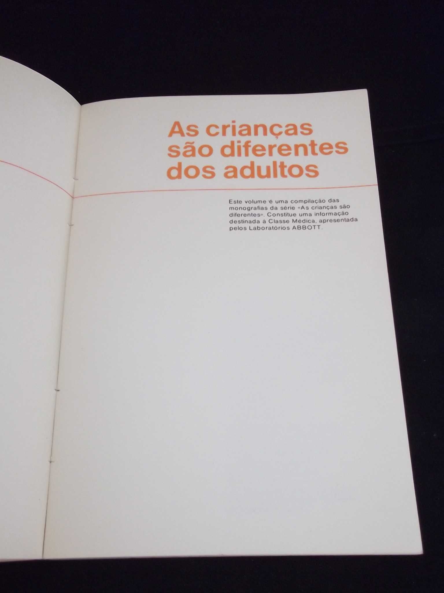 Livro As Crianças São Diferentes dos Adultos 1967 Laboratórios Abbott