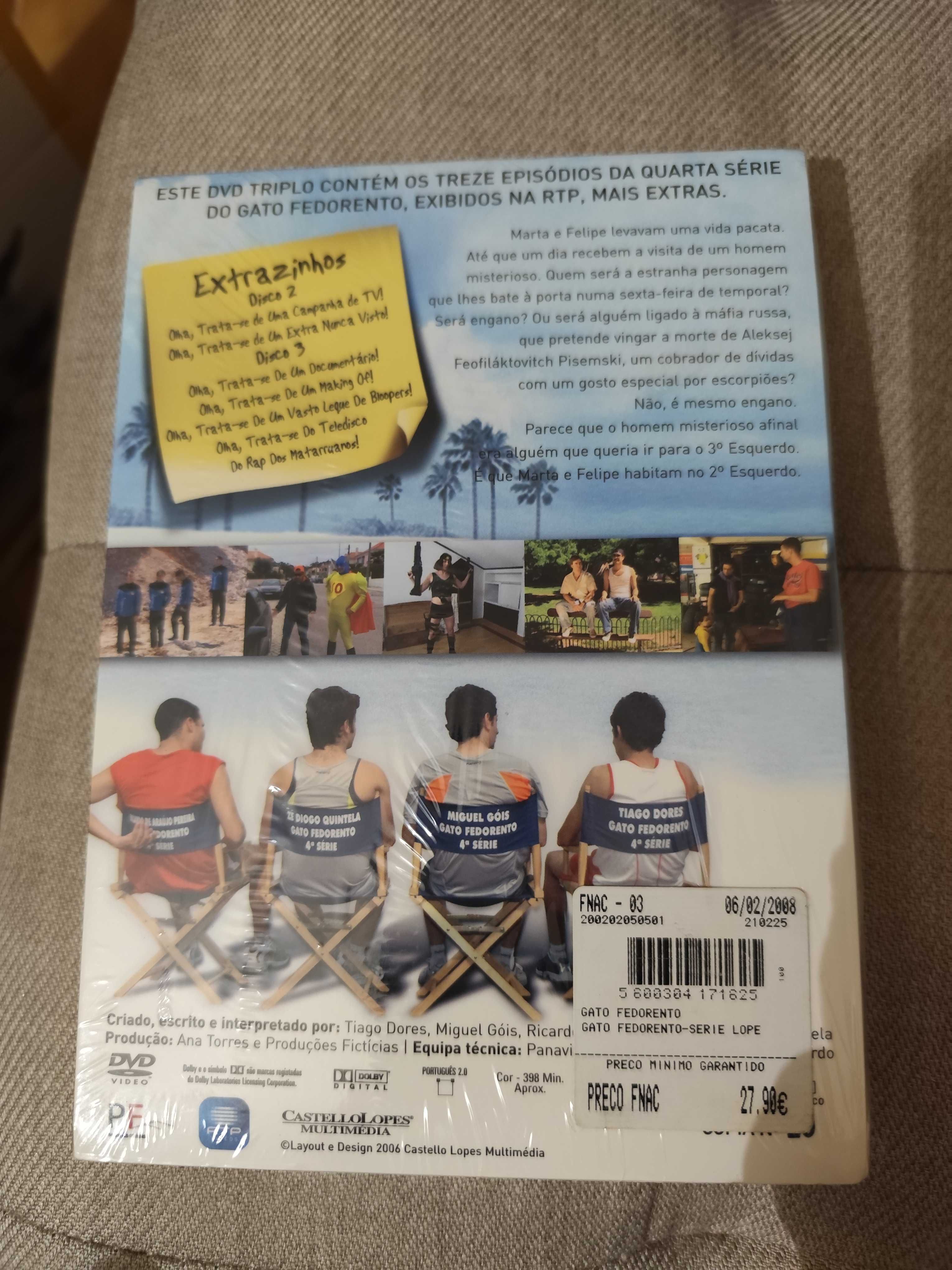 DVD Gato Fedorento Série Lopes da Fonseca