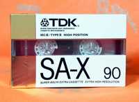 Аудио кассета TDK SA X Япония 82 85 88 89 90 92 TYPE II Хром