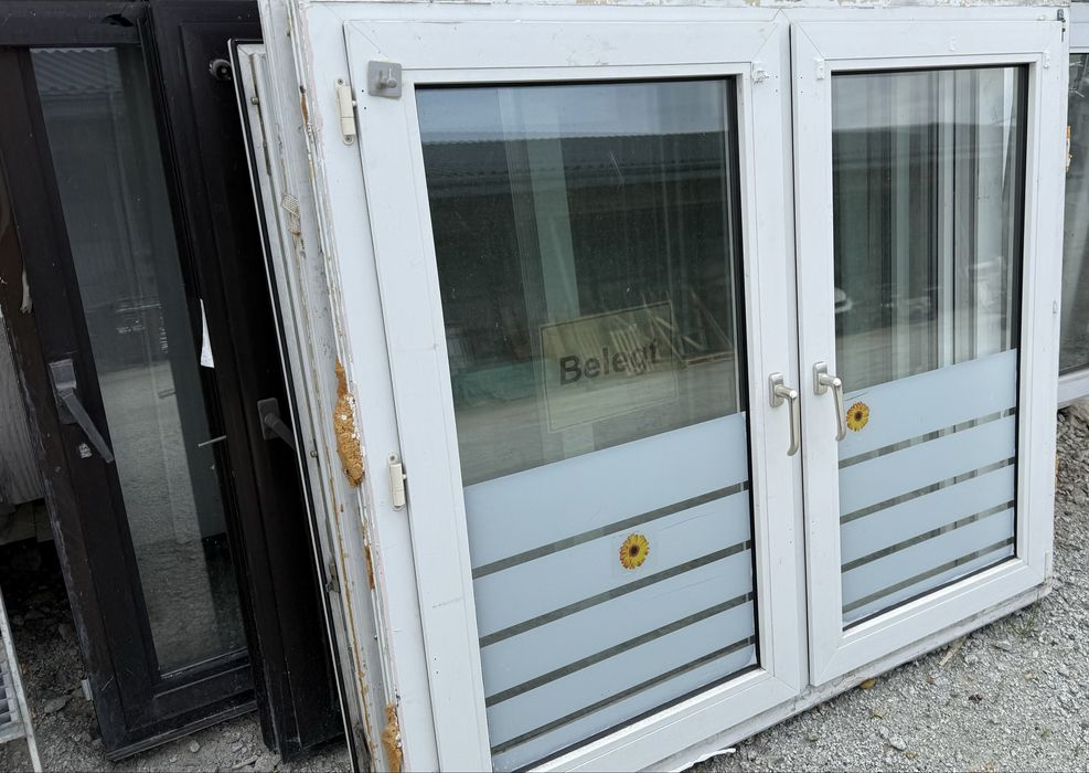 Okno plastikowe PVC PCV białe z demontażu