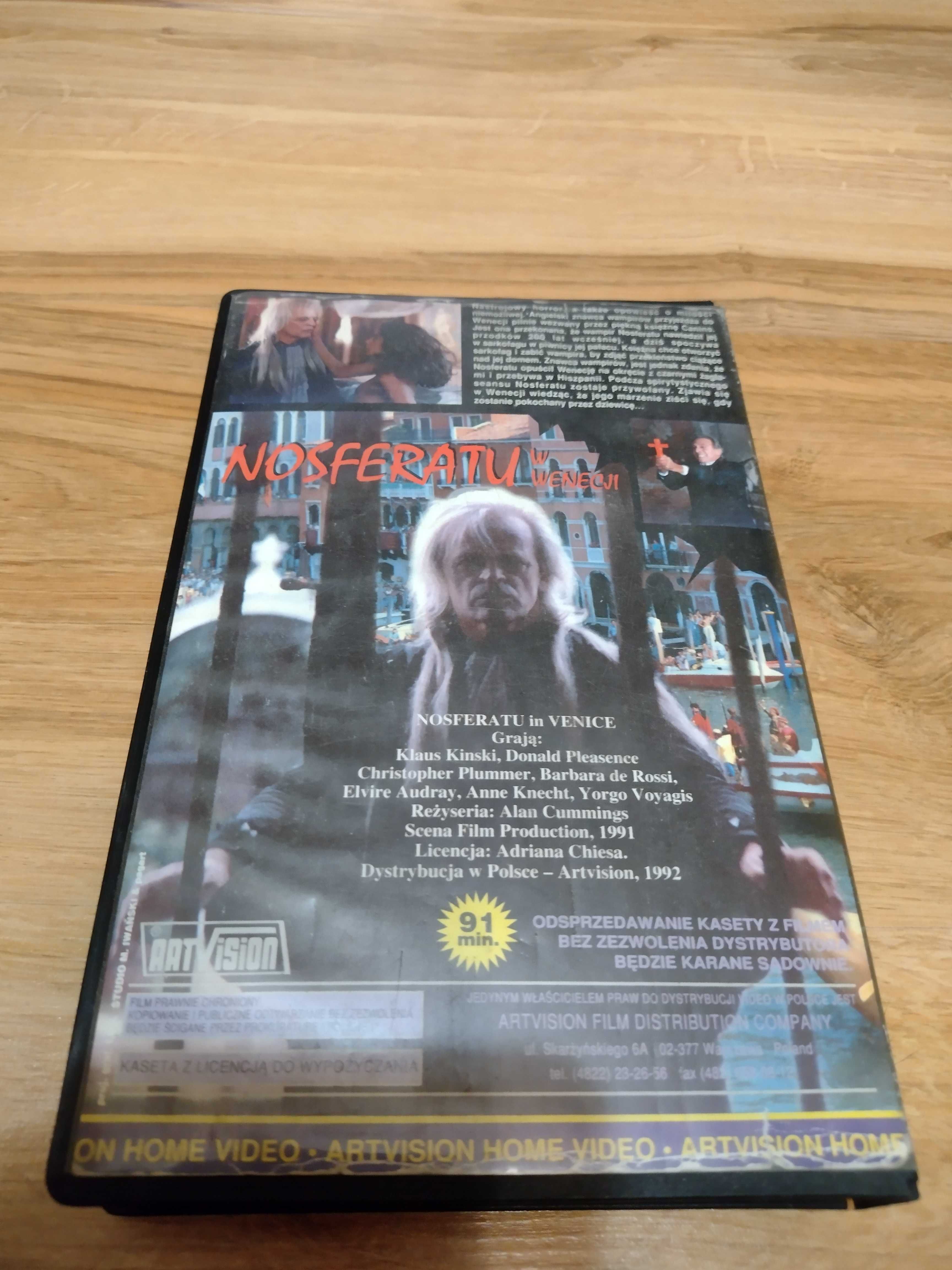 Nosferatu w Wenecji (Klaus Kinski) Horror VHS