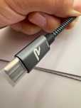 Kabel Rampow USB typ C - USB typ C 2 m czarny 100W 2 sztuki 2metry