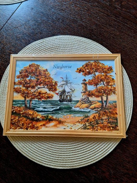 Obrazek z bursztynem