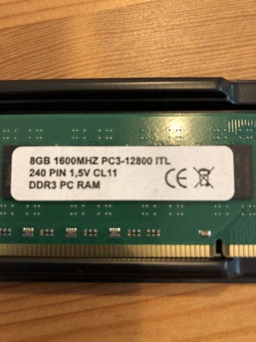 RAM DDR3 16GB 1600MHz