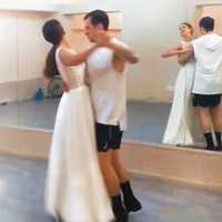 Урок свадебного танца, свадебный вальс, первый танец жениха и невесты
