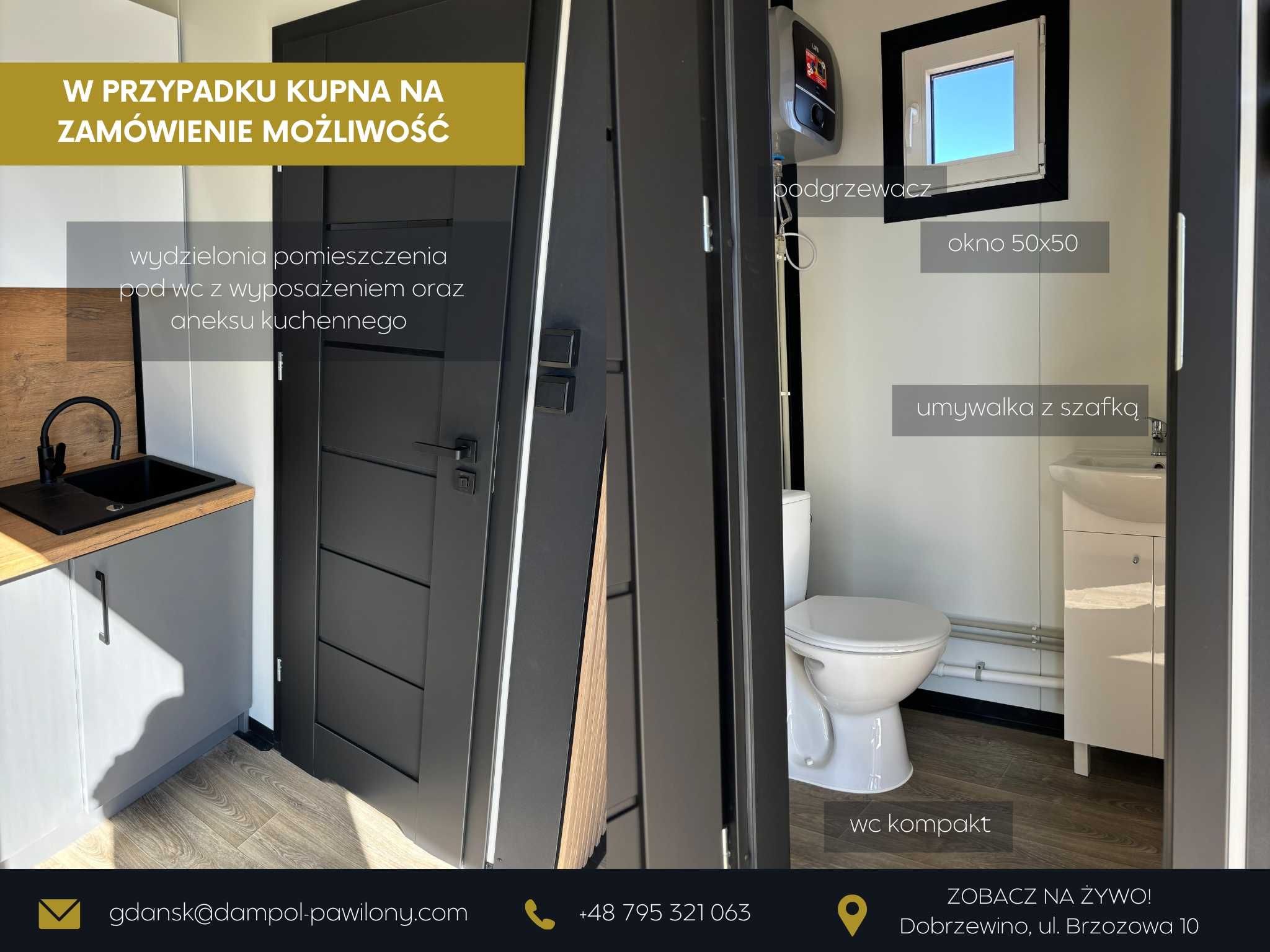kontener usługowy 24m2 – idealny na sklep /biuro/ mobilny