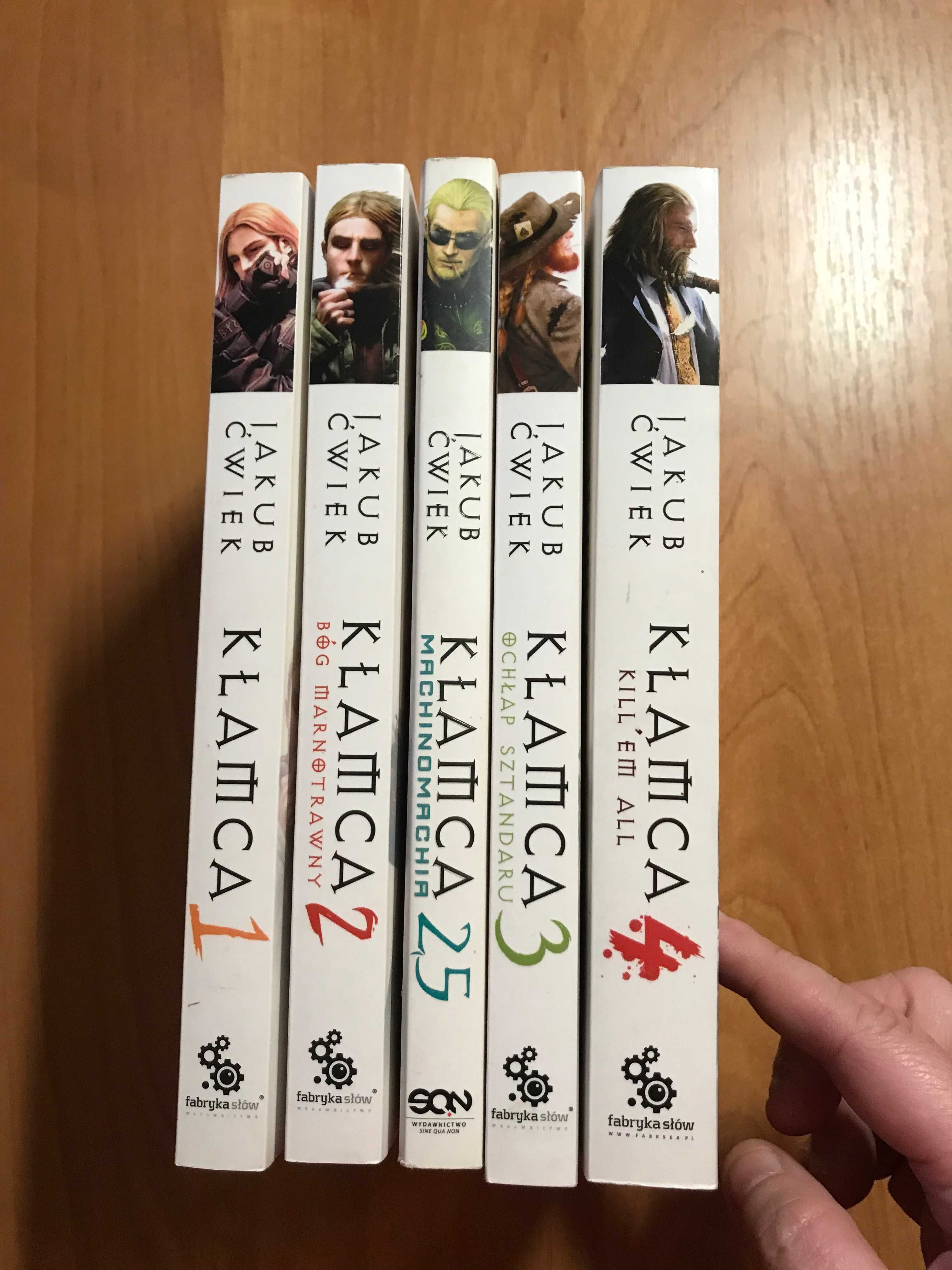 Jakub Ćwiek Seria Kłamca tomy x 5 I wydanie
