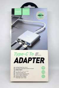 Hoco Adapter hub HB14 USB-C - HDMI USB USB-C