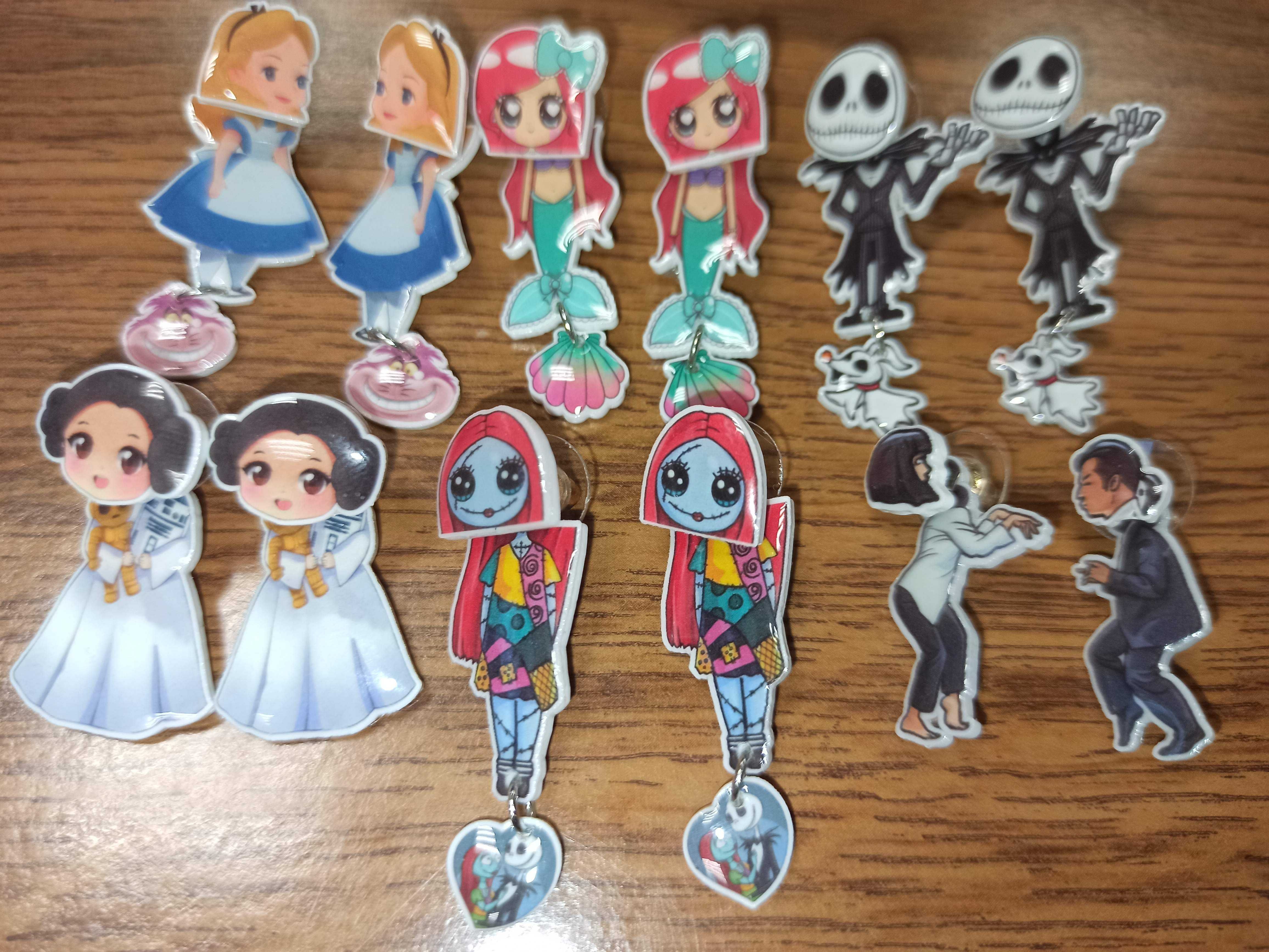 Brincos Halloween noiva cadáver corpse bride Tim Burton