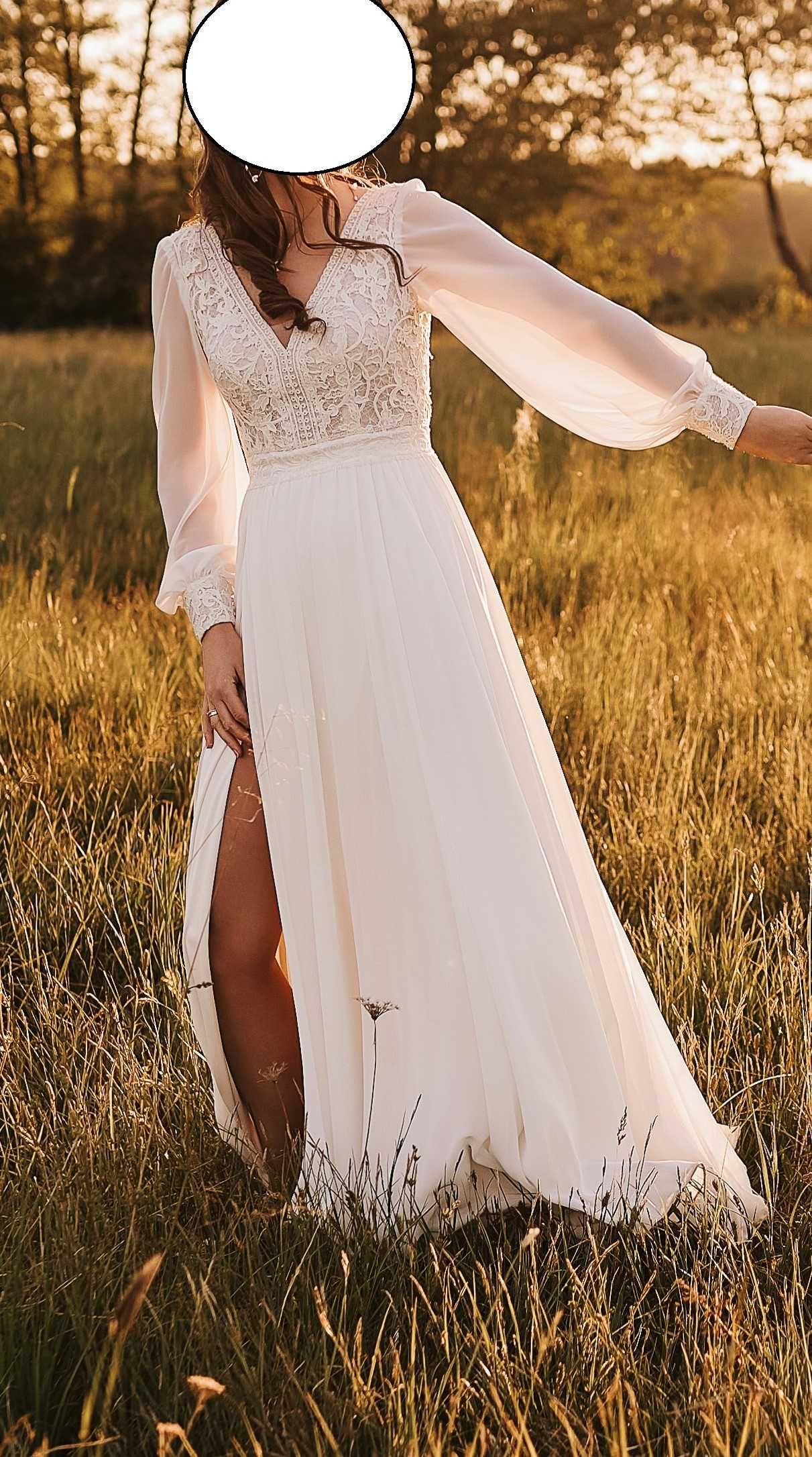 Suknia ślubna boho margarett