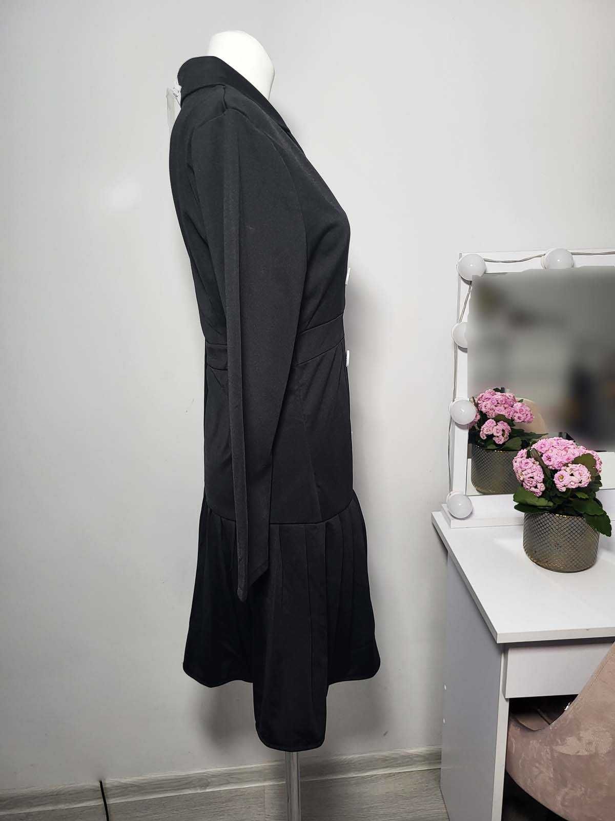 Nowa dwurzędowa sukienka marynarka elegancka biurowa L 40 elegancka