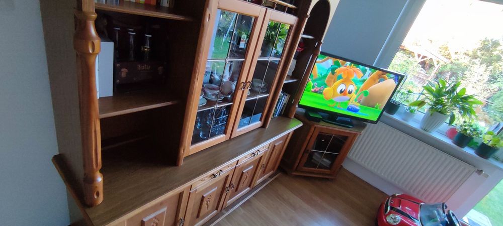 Zestaw mebli dębowych super stan