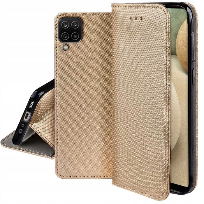 2x Etui Smart Magnet do Samsung Galaxy A12 + Szkło Hartowane