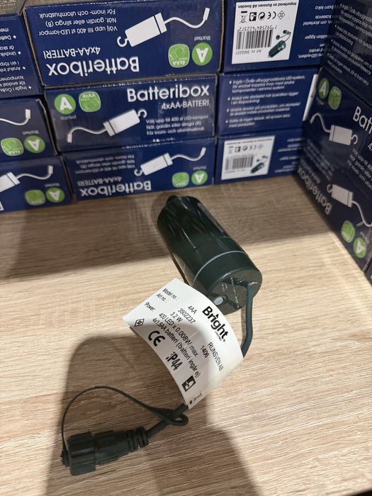 Batteribox 4×AA – pudełko na baterie do systemu LED (startset)