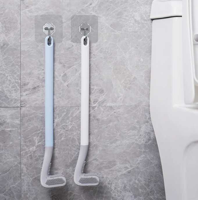 Szczotka toaletowa silikonowa do toalety wc łazienki myjka do wc