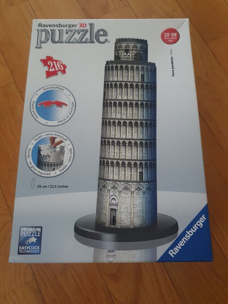 Puzzle 3D Krzywa Wieża Pisa Ravensburger