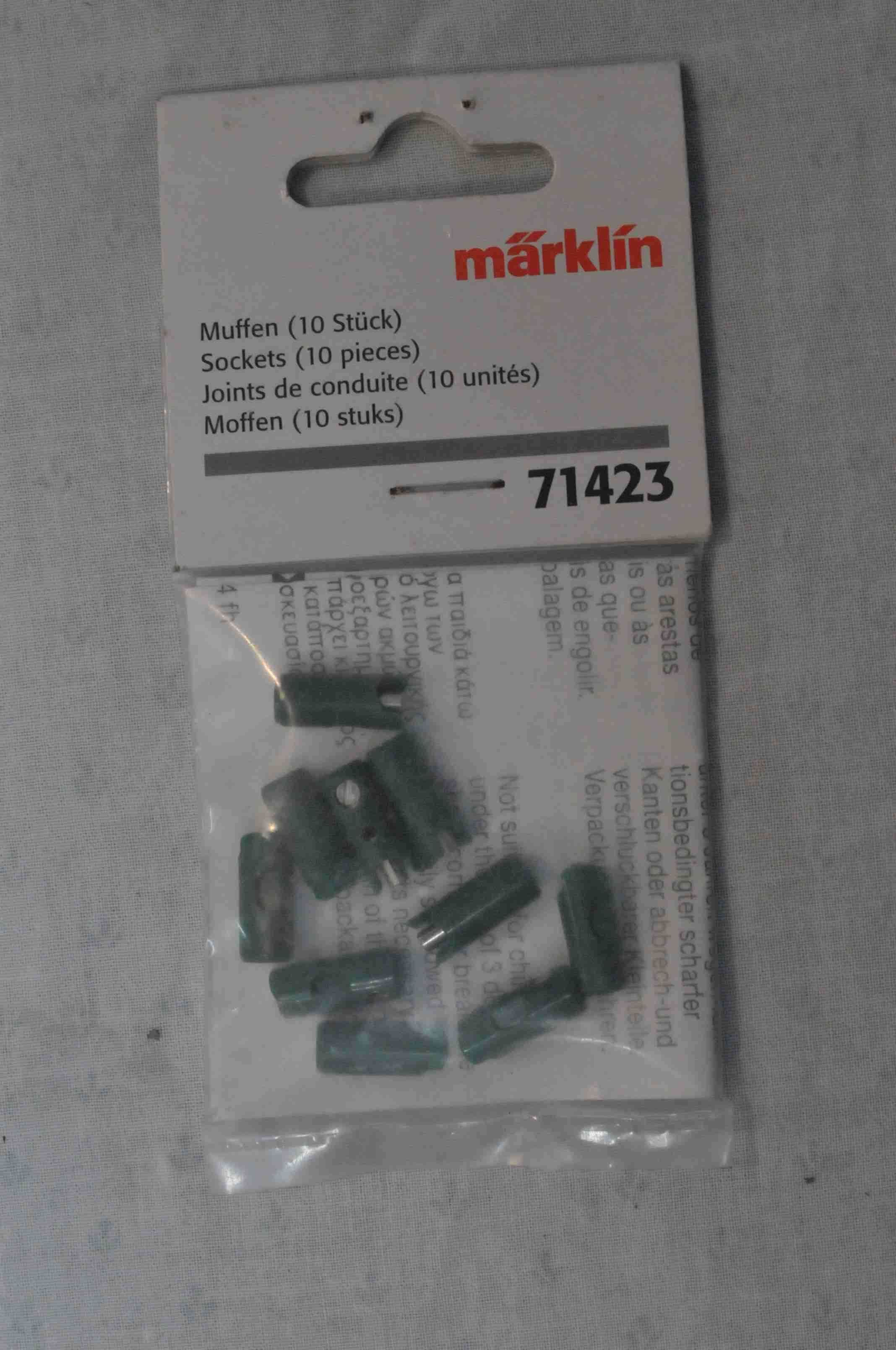H0 - 5 fichas de ligação fêmea MARKLIN ref 71423